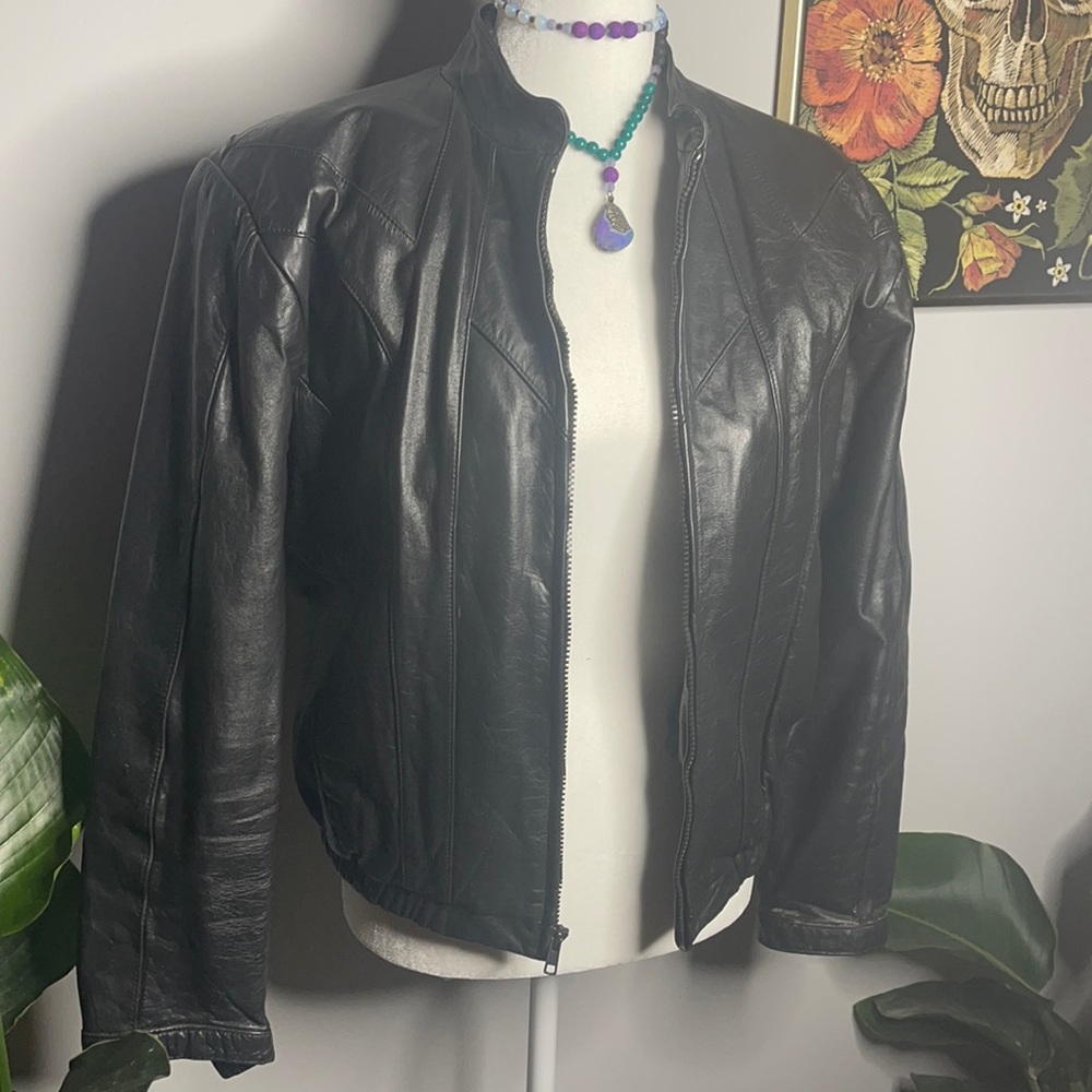 Wilsons suede and leather Vintage coat